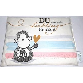 Traumhafte Genusswelten Cherry Stone Cushion Sheepworld Du bist mein Lieblingsmensch