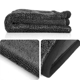 Lakifmo Microfibre Cleaning Cloth for Bathroom, Kitchen, Drying Cloth for Car, Windows (40 x 30 cm, Pack of 6)