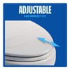 HIGHCRAFT Premium Round Toilet Seat with Slow-Close Design & Adjustable