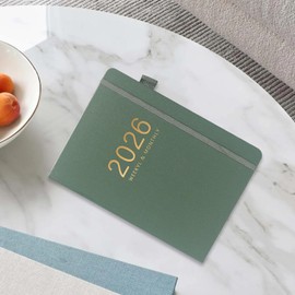 Writing Journal - 2026 Diary Book 144 Sheets - Hardcover Notebook A5 Calendar for Travel College Graduation Home Business Workplace School Study Meeting