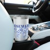 Coquette Custom ROSEMARY Blue French Bow Stainless Steel Insulated Tumbler