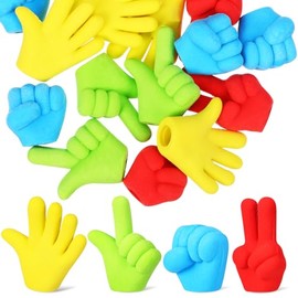 Cabilock 16 Uds Borradores Creativos Para Lápiz En Formas Diferentes Piedra Papel Tijeras Gomas Para Borrar Suministros De Oficina Y Escuela Ajuste Para Lápices Estándar