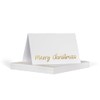 Christmas name place cards | folded table name cards for