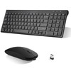Rechargeable Wireless Keyboard Mouse, UrbanX Slim Thin Low Profile Keyboard