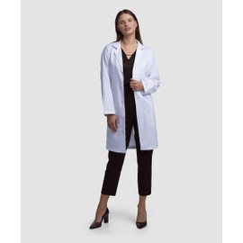 Lab Coat X Lab Coats for Students Classic Fit 40" Length Unisex White, White