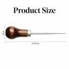 4 Pack Awl, Gourd Shape Awl Tailors Awl Wood Handle