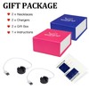 Long Distance Touch Necklaces,Vibration & Light up Remote Smart Matching