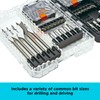 BLACK+DECKER Screwdriver Bit Set and Drill Bit Set, 130-Piece (BDAST130SETFF)