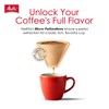 Melitta #2 Cone Coffee Filters, Natural Brown, 100 Count (Pack