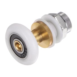 uxcell Shower Door Roller Runner Wheel 23mm Diameter Replacement Part Bathroom Glass Shower Sliding Door Runner Roller, (1 Set 4pcs)
