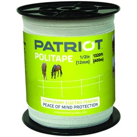 Patriot Electric Fencing 1/2in Poli Tape 1320 ft 1320FT