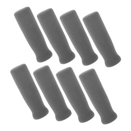 TOVINANNA 8pcs Non Slip Crutch Handle Covers Durable Foam Grips for Walking Sticks Easy to Clean and Compatible with Cane Models Gray