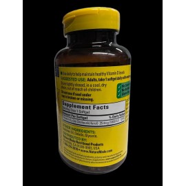 Nature Made Vitamin D3 25mcg 1000 IU - 650 Softgels EXP)04/2027