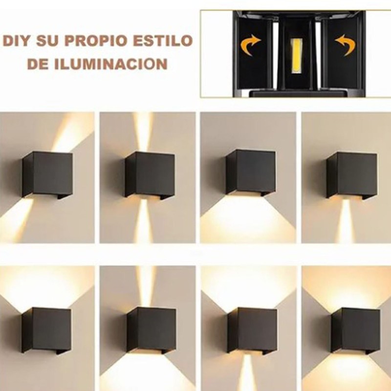 6W Outdoor LED Wall Lamp Modern Simple Innovative Waterproof Wall