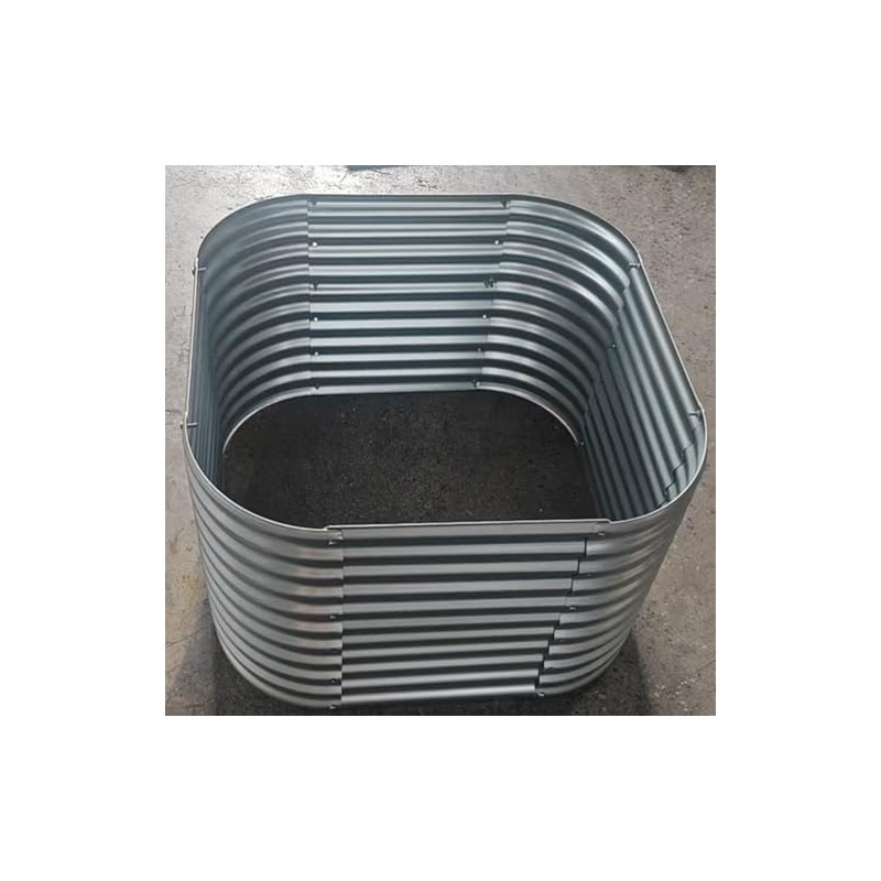CATMANOR 4 Pack 2x2FT Galvanized Raised Garden Bed Outdoor,Metal Raised