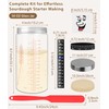 50oz Sourdough Starter Jar Kit, Extra Large Capacity Sourdough Jar