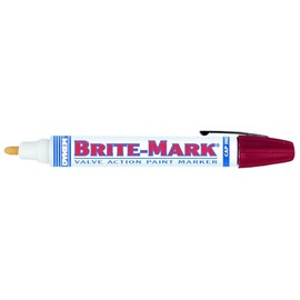 DYKEM - BRITE-MARK® 40 Threaded Cap Valve Action Permanent Paint Markers (Single Marker) | Blue