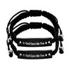 Uloveido God Gave Me You Bracelets Gift for Couples, Black