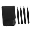 Outanaya 1Set Stainless Steel Eyebrow Tweezers for Beauty Ergonomic Design