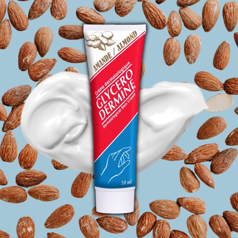 Glycerodermine, scent of almonds, with Vitamin E, 50 ml- Hydrating
