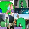 Blue Green Screen Backdrop Double Sided Collapsible Greenscreen Backdrop with