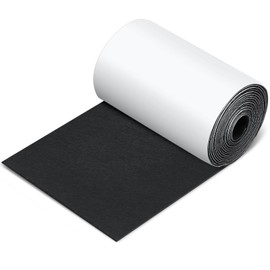 Fullhawl Large Felt Furniture Pads 120 x 5 x 0.12 Inch Non Slip Self Adhesive Heavy Duty Cuttable Strip Roll Felt Sheet Tape for Protecting Hardwood Floors Chair Wall
