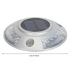 Solar Road Stud Light IP68 Waterproof Aluminum Alloy Automatic Lighting
