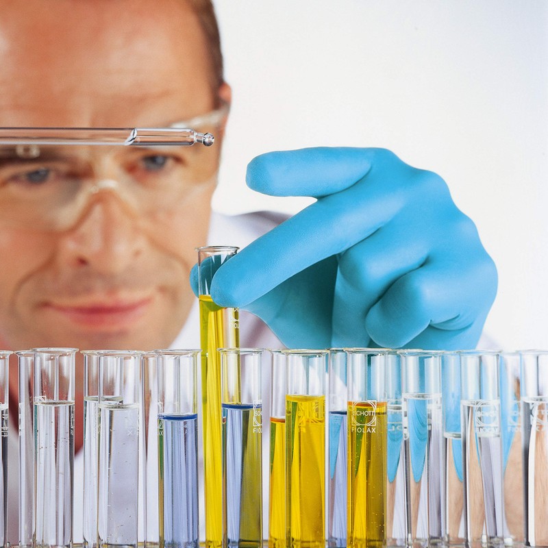 Uvex 60596 L u-fit Safety Glove, Size: L, Blue