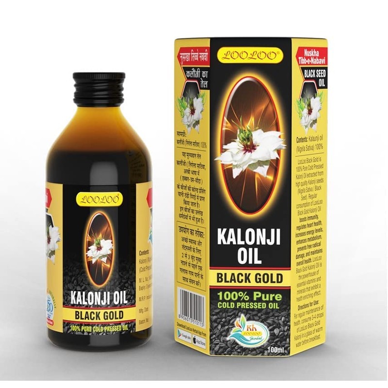  LooLoo Black Gold Kalonji Oil (100ml) - by pharmacylife