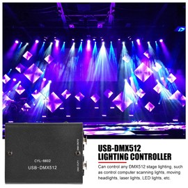 EVTSCAN 512 Channel USB to DMX DMX512 LED Light DMX Stage Lighting Controller Channels Decoder Module