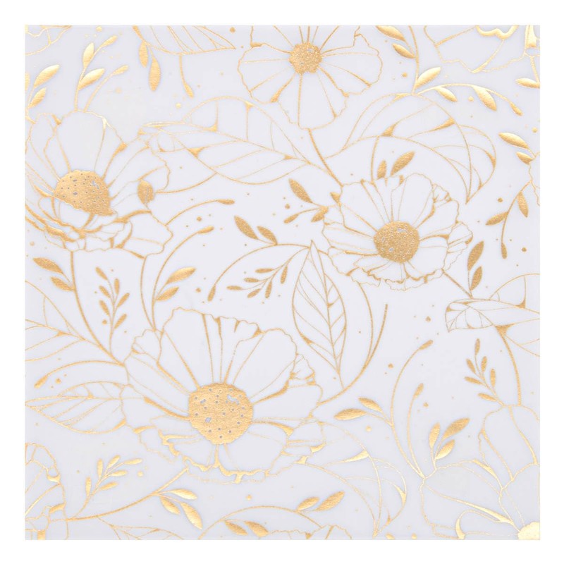 Spellbinders Vellum Paper 6 x 6 with foil, Various, ONE