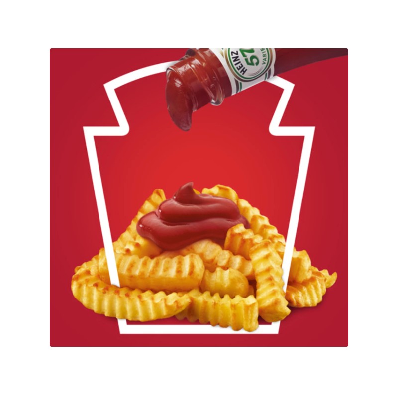 Heinz Tomato Ketchup Glass Bottle 375ml (2 Pack)