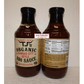 Trader Joe’s TJ’s Organic Kansas City Style BBQ Sauce Sealed 18oz 510g