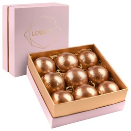 Lovery 24K Rose Gold Bath Bombs Set - Deluxe Marble Bath Bomb Gift Set