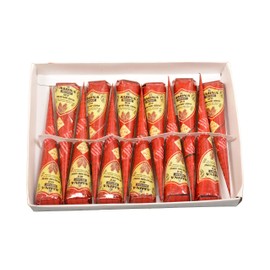 Amina Henna Instant Tatto Outline Mehendi Cone/No Chemicals Dyes - Color Paste Cone (Red, Pack of 48 Cone), 4 Box (48 Cone)