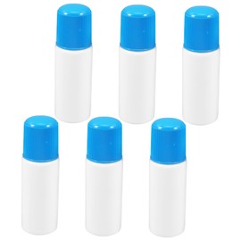 GLEAVI 6pcs Empty Sponge Applicator Bottles for Liquid Liniments and Cosmetics for Travel Leak Proof and Reusable Bottles Small and Portable Plastic Bottles 30ml