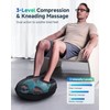 CILI Shiatsu Foot Massager with Heat and Compression, Kneading, Rolling,Electric