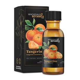 Tangerine Essential Oil by Wholesale Botanics | Premium Grade 100% Undiluted Essential Oil | for Aromatherapy, Soaps, Lotions, & Candles | Vegan & Cruelty Free (0.5 Fl Oz)