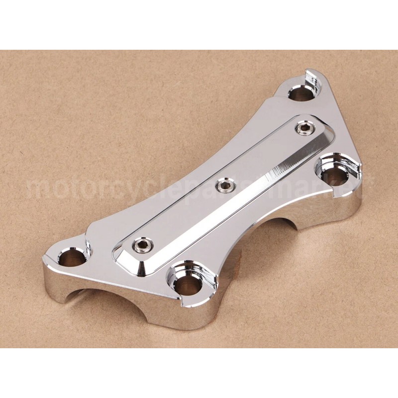 Unbranded Motors CNC Anti-Slip 1" Handlebar Riser Top Clamps For