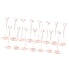 15PCS Table Number Holder 22cm Heart Shaped Iron Wire Picture