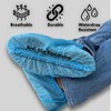 Shoe Covers Disposable Non-Slip Pack of 200 (100Pairs) Premium Waterproof