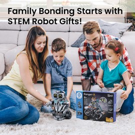 Sillbird Building Robot Dinosaur Kit with Remote Control Christmas Stem Gifts for Boys Age 8-12, Build Coding Robotic Toys for Kids Birthday, 5 in 1 Buildable Set with 646 Pieces
