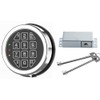 Gun Safe Lock Replacement Solenoid Lock with 2 Override Keys
