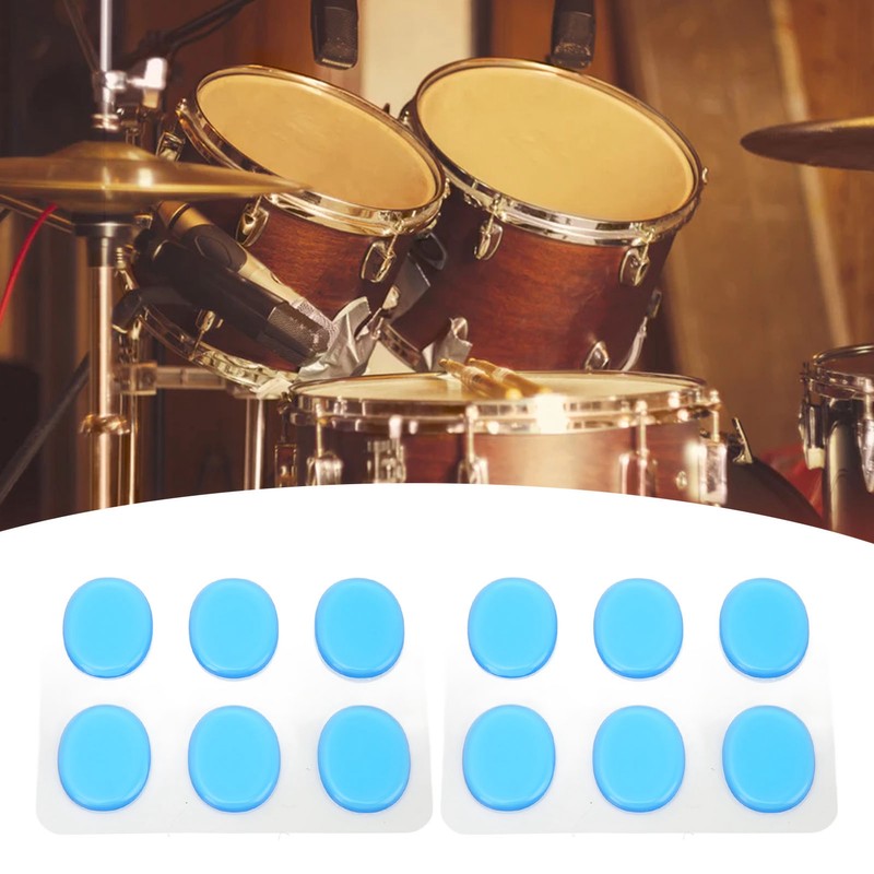 30Pcs Drum Dampeners Gel Pads Silicone Drum Silencers Sound Dampening