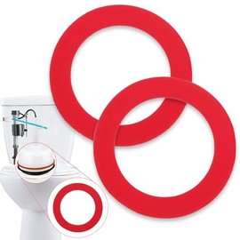 Flush Valve Seal for Mansfield 210/211 Flush Valve - 2-Pack Toilet Gasket Replacement Parts - Upgraded Leak-Proof Silicone 630-0030 Seal