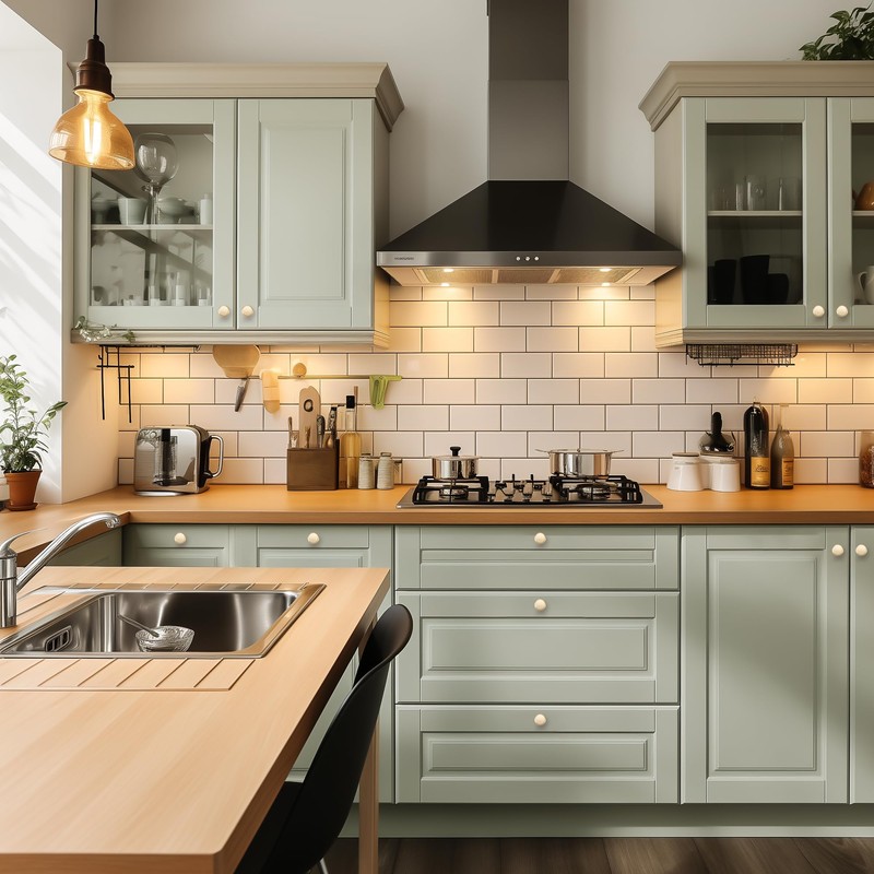 Ravinte 30 Pack Brushed Brass Kitchen Cabinet Knobs, Solid Brass