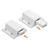 sourcing map Glass Door Magnetic Catch Latch Closures with Clamp,