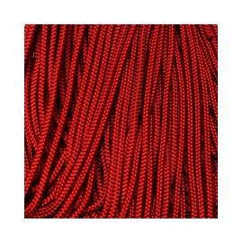 E.L. Woods Braiding Company 425 Paracord Imperial Red 10 FT USA MADE & SELLER