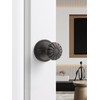 SORWDUERM Oil Rubbed Bronze Knobs Passage Door Knobs Interior Door