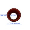 Bekelan 2.5" ID (63mm) High-Temp Straight Silicone Hose Coupler With